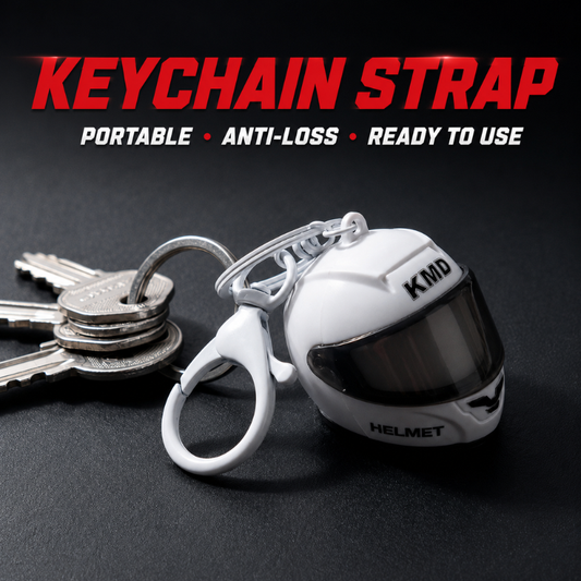 Mini Motorcycle Helmet Keychain – Biker Gift & Everyday Accessory