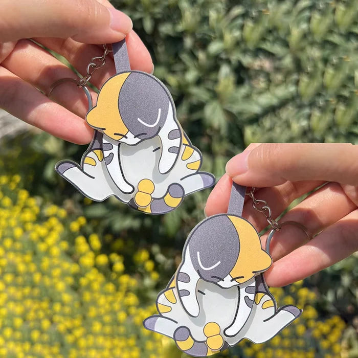 Cute Cat Keychain – Adorable Cat Charm for Keys & Bags