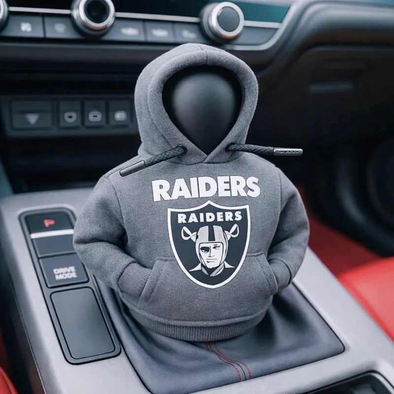 Football Team Car Gear Shift Hoodie Cover – A Fun Accessory for Fans
