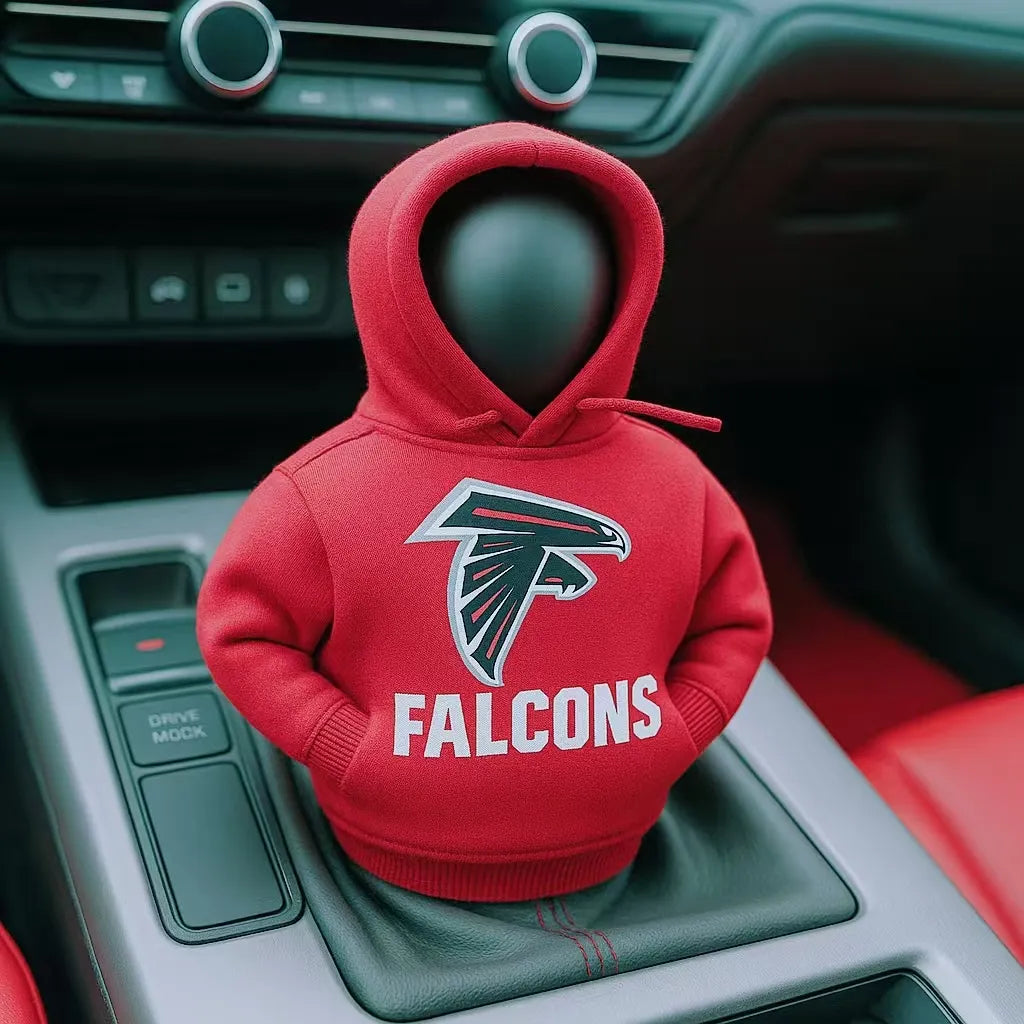 Football Team Car Gear Shift Hoodie Cover – A Fun Accessory for Fans