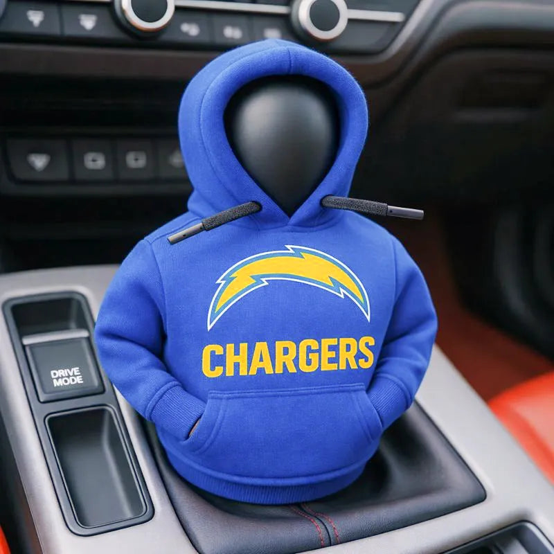 Football Team Car Gear Shift Hoodie Cover – A Fun Accessory for Fans