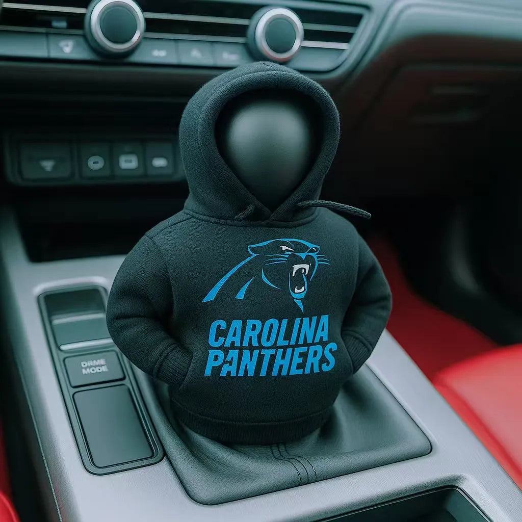 Football Team Car Gear Shift Hoodie Cover – A Fun Accessory for Fans