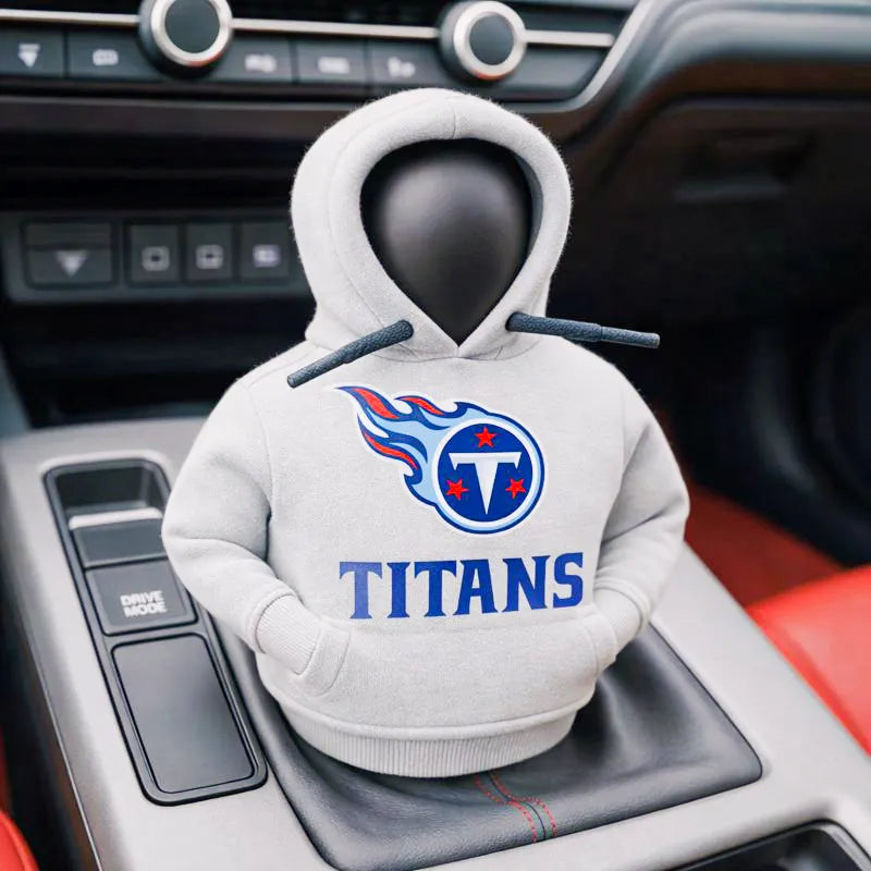 Football Team Car Gear Shift Hoodie Cover – A Fun Accessory for Fans