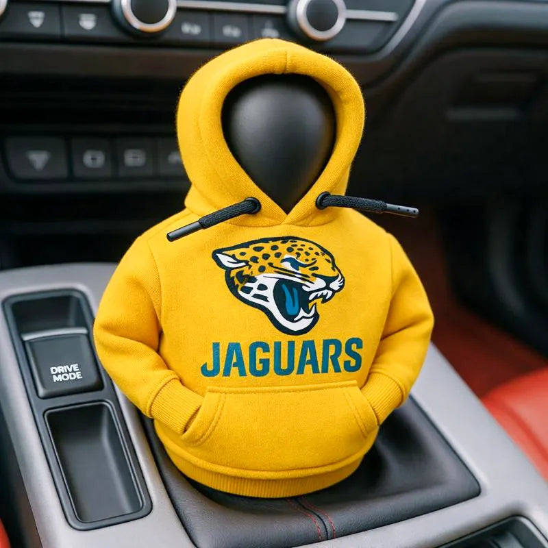 Football Team Car Gear Shift Hoodie Cover – A Fun Accessory for Fans