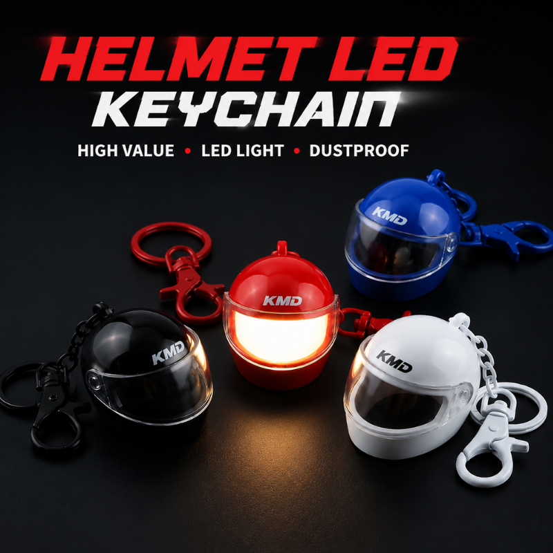 Mini Motorcycle Helmet Keychain – Biker Gift & Everyday Accessory