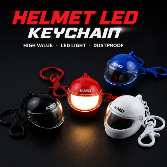 Mini Motorcycle Helmet Keychain – Biker Gift & Everyday Accessory