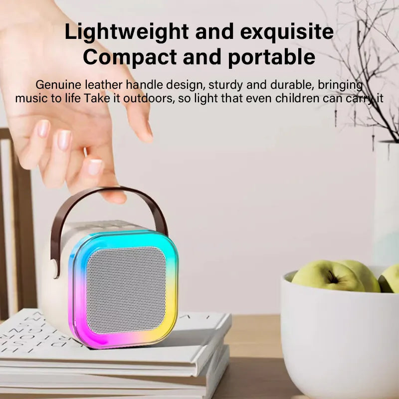 Portable Karaoke bluetooth speaker 2 Mic