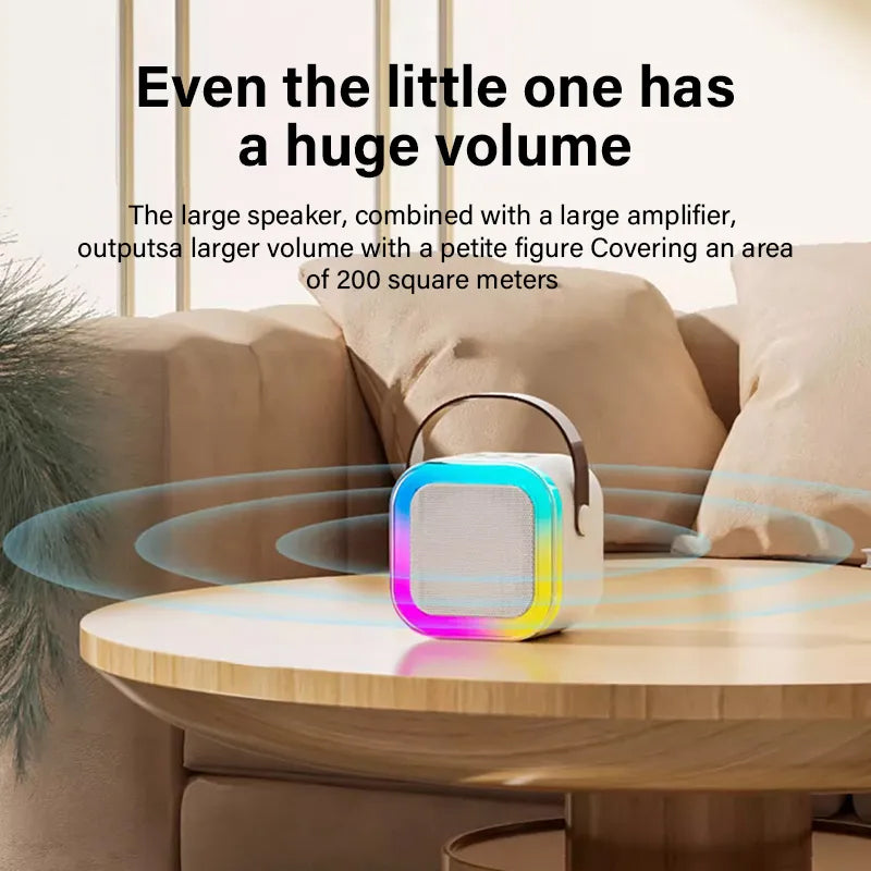 Portable Karaoke bluetooth speaker 2 Mic