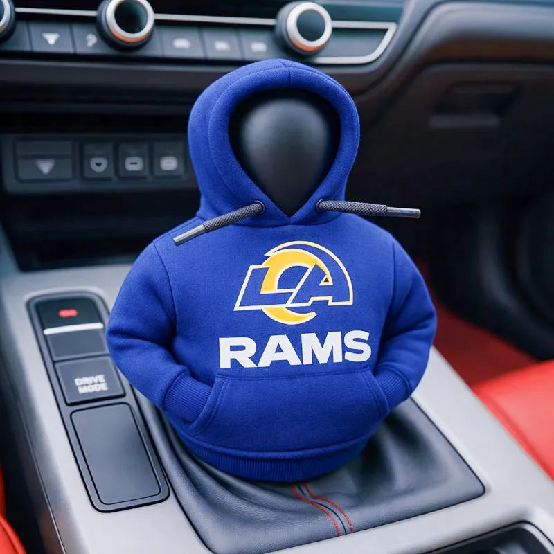 Football Team Car Gear Shift Hoodie Cover – A Fun Accessory for Fans