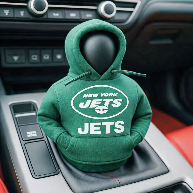 Football Team Car Gear Shift Hoodie Cover – A Fun Accessory for Fans