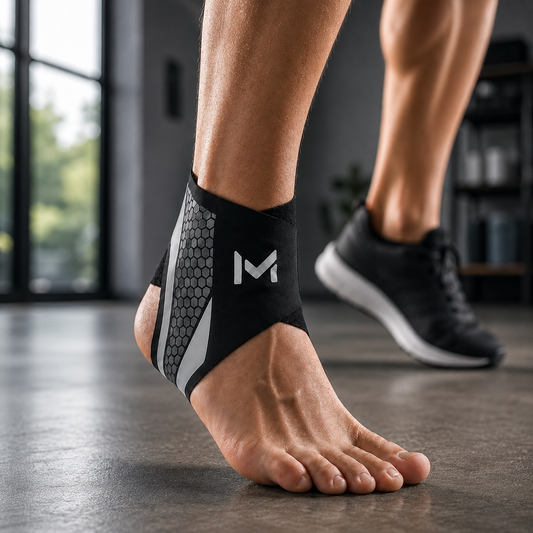 Adjustable Ankle Brace for Sports and Recovery – Flexible Support with Compression | Sansoti