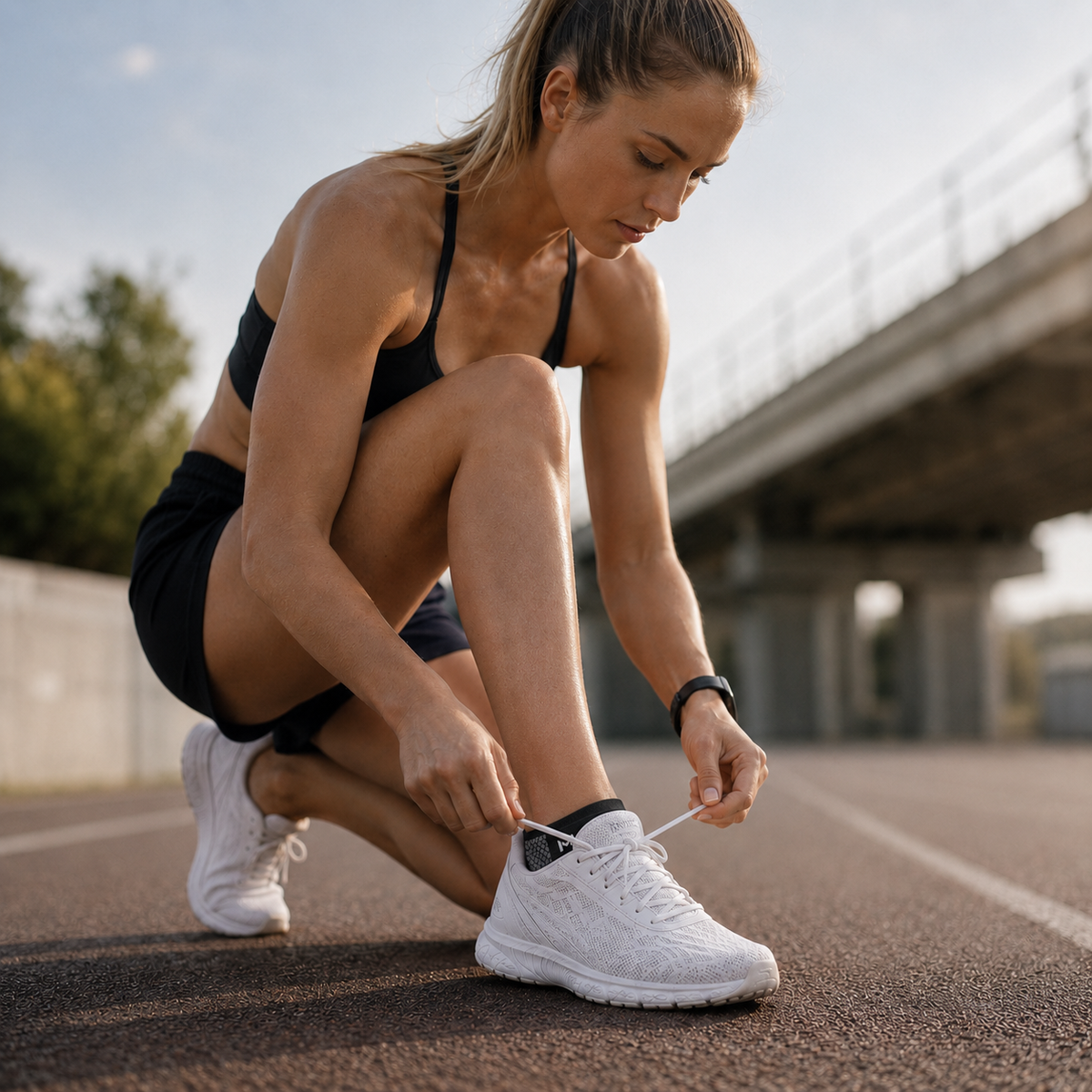 Adjustable Ankle Brace for Sports and Recovery – Flexible Support with Compression | Sansoti