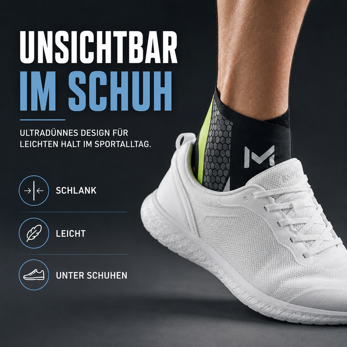 Adjustable Ankle Brace for Sports and Recovery – Flexible Support with Compression | Sansoti