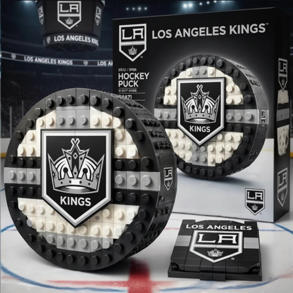 🏒 NHL Hockey Puck BRXLZ Builder Set – Official Team Edition