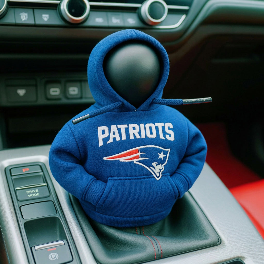 Football Team Car Gear Shift Hoodie Cover – A Fun Accessory for Fans