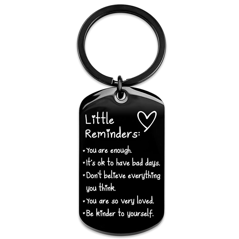 You Are Enough Inspirational Keychain – A Little Daily Reminder