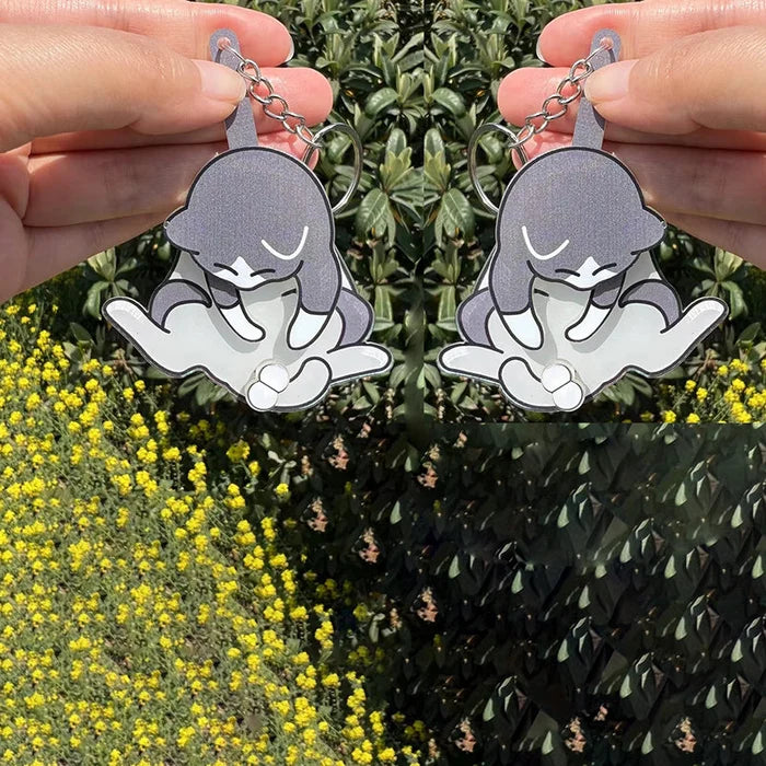 Cute Cat Keychain – Adorable Cat Charm for Keys & Bags