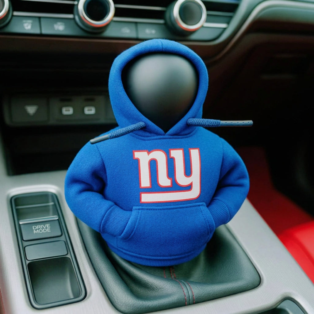 Football Team Car Gear Shift Hoodie Cover – A Fun Accessory for Fans