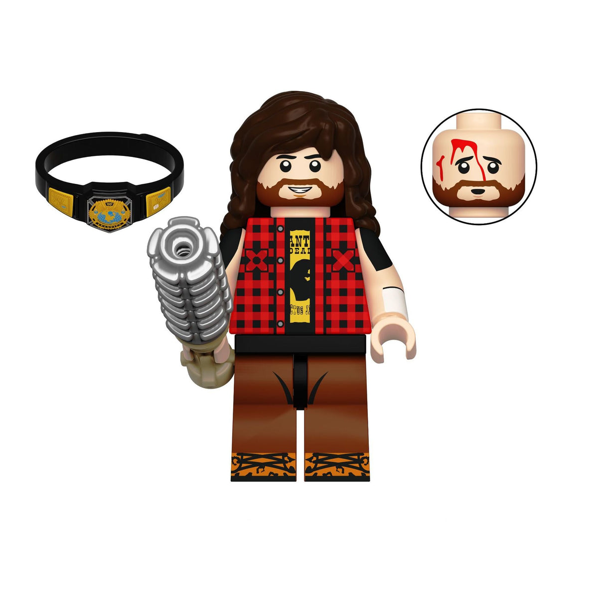 Wrestling Mini Figure – Collectible Brick-Style Character