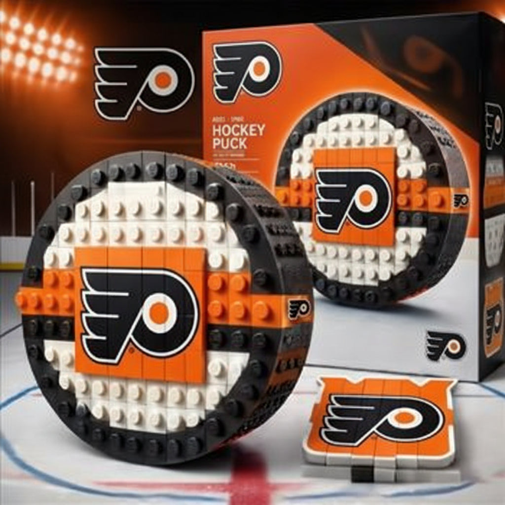 🏒 NHL Hockey Puck BRXLZ Builder Set – Official Team Edition