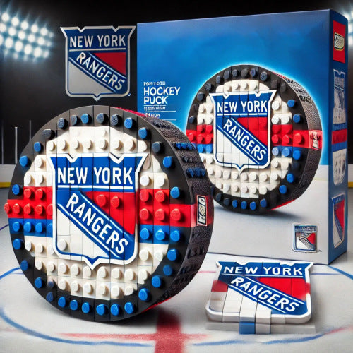 🏒 NHL Hockey Puck BRXLZ Builder Set – Official Team Edition