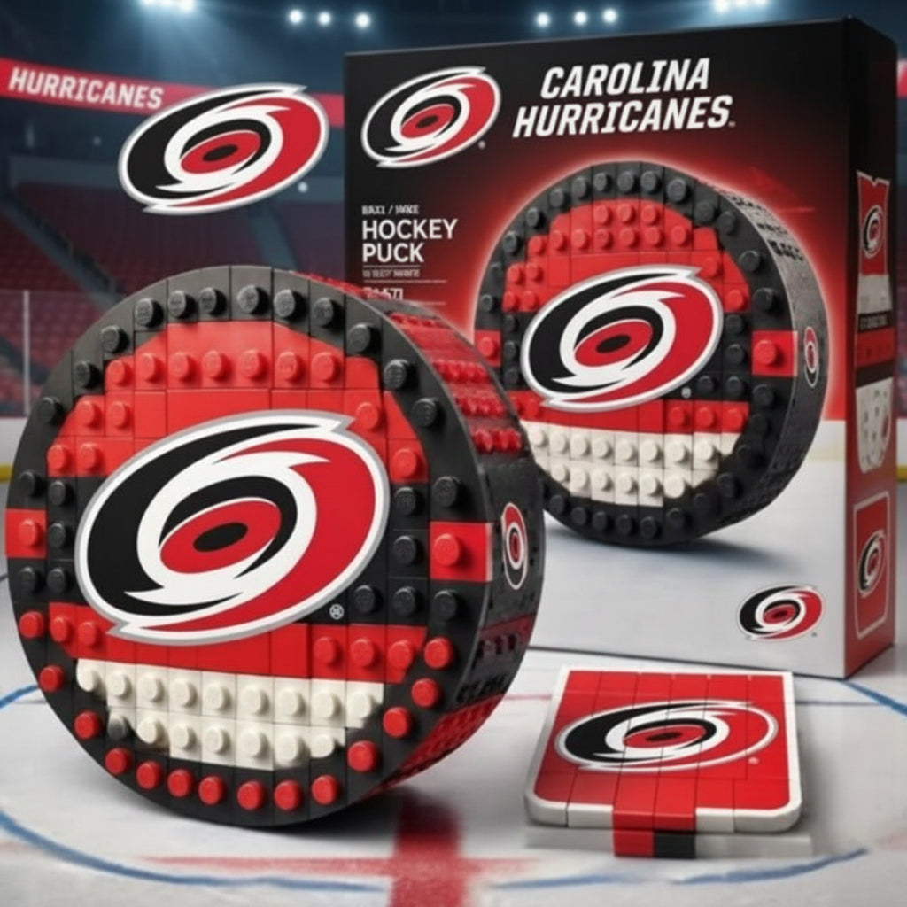 🏒 NHL Hockey Puck BRXLZ Builder Set – Official Team Edition