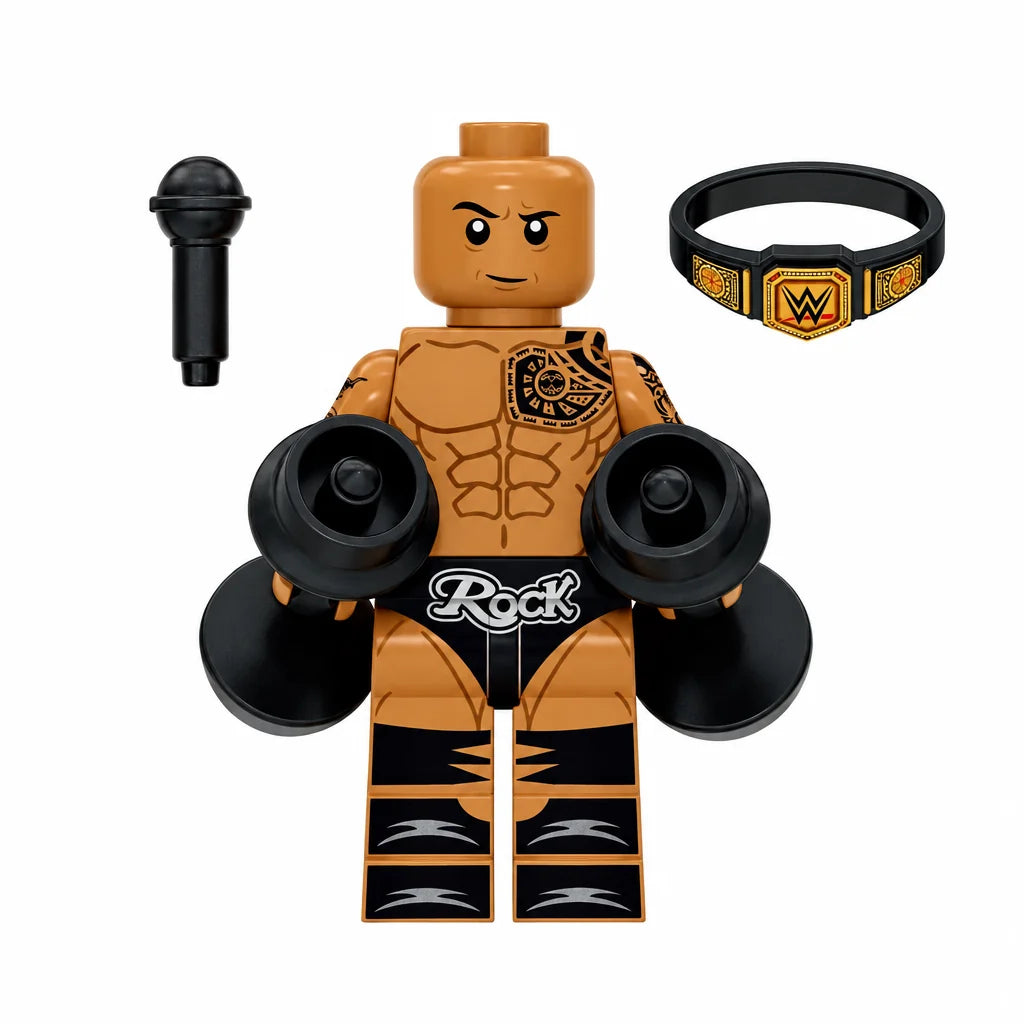 Wrestling Mini Figure – Collectible Brick-Style Character