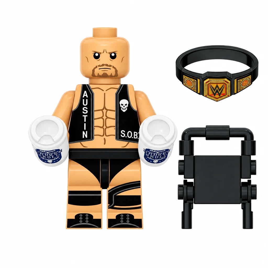Wrestling Mini Figure – Collectible Brick-Style Character