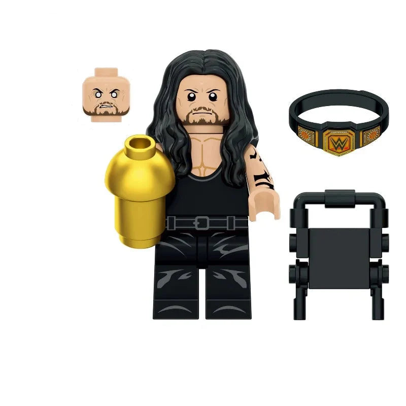 Wrestling Mini Figure – Collectible Brick-Style Character